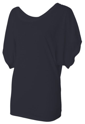 Ladies' Flowy Draped Sleeve Dolman Tee