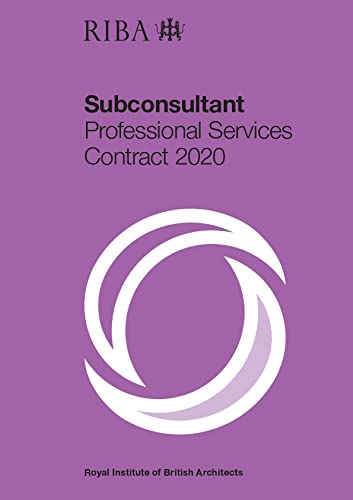 RIBA Subconsultant Professional Services Contract 2020 by unknown author