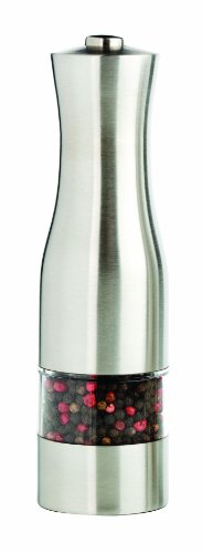 MIU France Stainless Steel Electric Pepper Mill, Silver