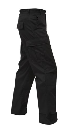Black 6 Pocket BDU Pants / Trousers