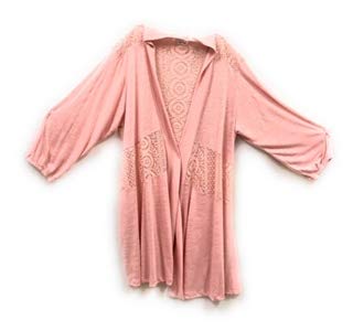 Algopix Similar Product 17 - Lace Jacket (Small/Medium, Blush)