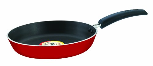 Pigeon by Stovekraft Special Induction Base Non-Stick Fry Pan, 24cm,Red/black