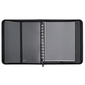 Prat Paris Start 1 Polypropylene Presentation Case, Zippered Multi-ring Binder with Ten 24 x 18 Archival Sheet Protectors, Cover Color: Black.