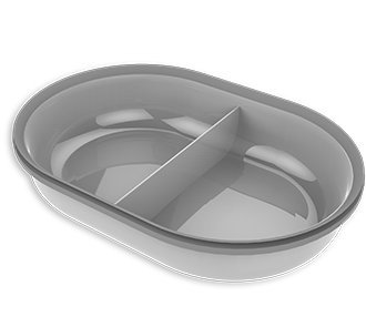 

SureFeed Split Bowl Grey