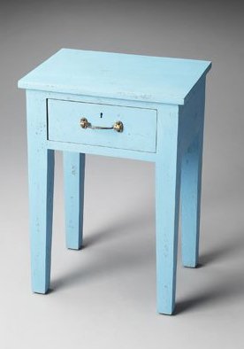 

Artifacts Avignon Chairside Table Finish: Blue