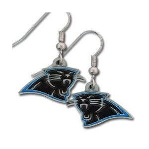 

NFL Dangling Earrings - Carolina Panthers Logo