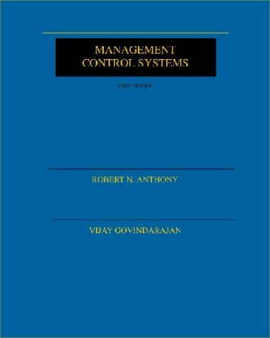 Management Control Systems by Robert Anthony