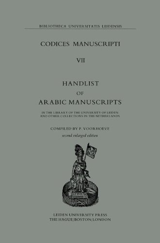 Algopix Similar Product 9 - Codices Manuscripti Handlist of Arabic