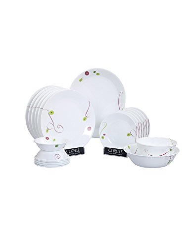15% OFF on Corelle India Collection Royal Sequins Dinner Set, 21
