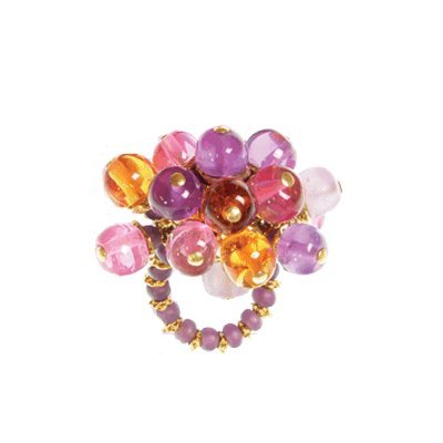 

Orna Lalo Pink Olives Ring