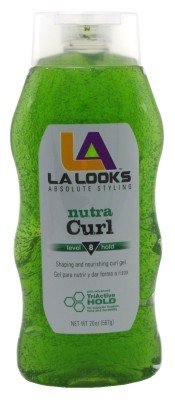 La Looks Gel #8 Nutra Curl 20oz. Mega Hold