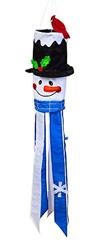Snowman Applique Sculpt Windsock