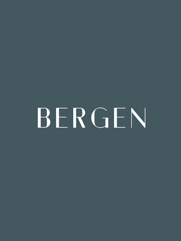 Bergen: A Decorative Book | Perfect for Coffee Tables, Bookshelves, Interior Design & Home Staging by Decora Book Co.