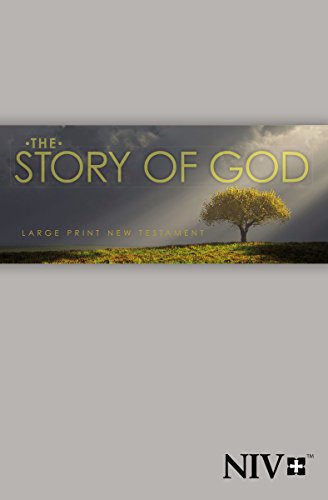 NIV The Story of God New Testament, Large Print by Zondervan