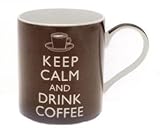 Tazza da thè in porcellana "Keep Calm and Drink Coffee"