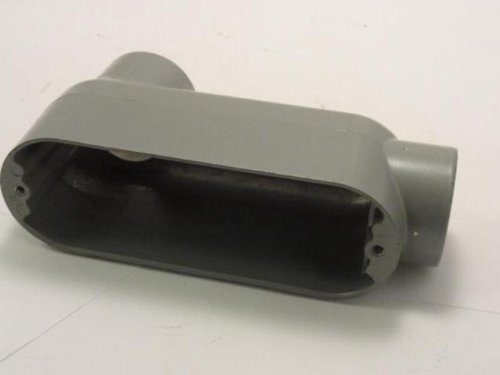 

Killark OLB-5 LB Type Conduit Body, Aluminium, 1 1/2" Hub, 4" Width, 2 5/8" Height, 9 1/8" Overall Length, 36 Cubic Inch Volume