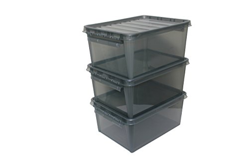 Algopix Similar Product 19 - Orthex Smart Colour Set of 3 Clip Box