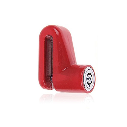

Generic Scooter Bike Bicycle Motorcycle Safety Anti-theft Disk Disc Brake Rotor Lock Red