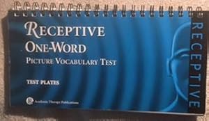 Receptive One Word Picture Vocabulary Test Plates by Rick Brownell