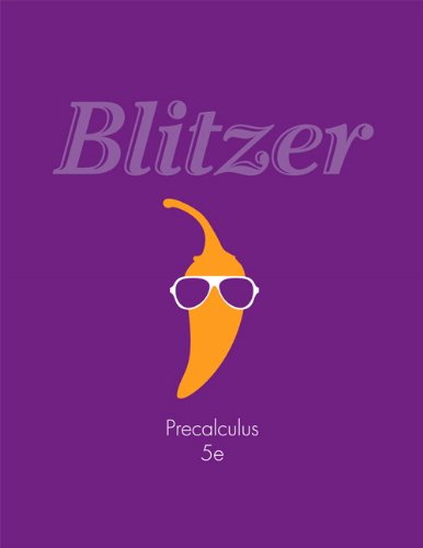 Precalculus (5th Edition) by by Robert F. Blitzer