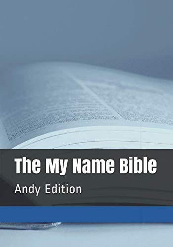 The My Name Bible: Andy Edition by Mr Christopher Gelson
