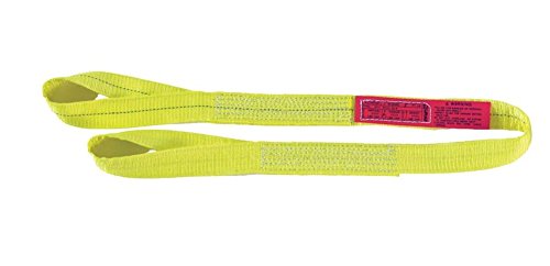 

Liftall EE2601DTX5 Polyester Web Sling, 2-ply, Eye and Eye, Twisted Eye, 1" Width x 5' Length