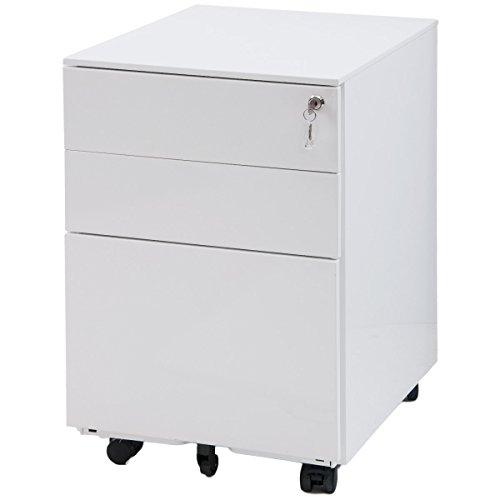 Algopix Similar Product 2 - ModernLuxe Mobile Metal File Cabinet