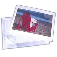 Lineco Self-Sealing L-Velopes 11 in. x 14 in. Clear Document Envelopes
