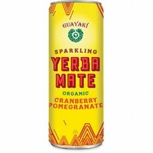 Guayaki Yerba Mate Cranberry Pomegranate Sparkling Mate, 12 Fluid Ounce -- 12 per case.