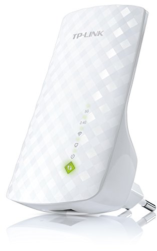 TP-LINK RE200 AC 750Mbps - Extensor de red WiFi (3 años de garantía, Puertos LAN, WPS)