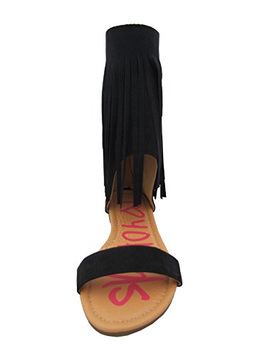 Suzette-81 Little Girls Gladiator Sandals with Fringes