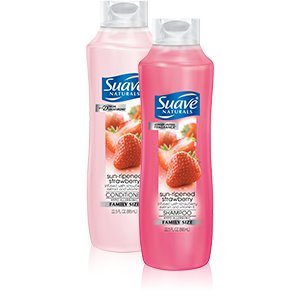 Suave Naturals Shampoo & Conditioner Set, Sun Ripened Strawberry, 22.5 Ounce Each