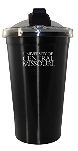 

University of Central Missouri-16 oz. Stainless Steel Travel Tumbler-Black