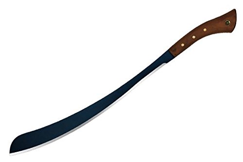Condor Tool & Knife Condor Parang Machete, 1075 Carbon Steel, nicht-rostfrei,, Epoxy-Beschichtung, Hartholz-Griff, schwarze Lederscheide