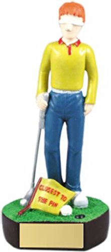 Closest to the Pin Comic Resin Trophy / Golf Award