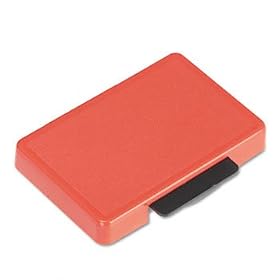 U. S. Stamp & Sign P5440RD - T5440 Dater Replacement Ink Pad, 1-1/8 x 2, Red-USSP5440RD