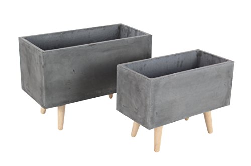 Algopix Similar Product 6 - Benzara Rich Looking Fiber Clay Wood