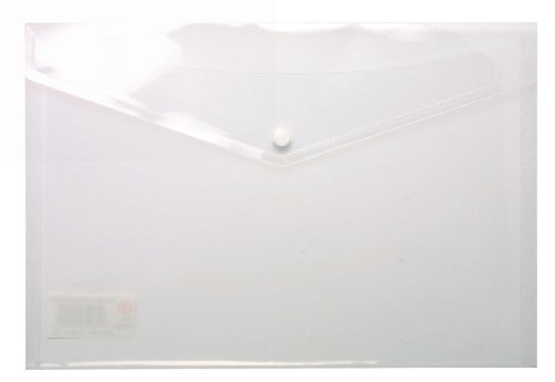 

A4+ Foolscap Plastic Wallet Files For Document Storage - Stud Closure - Pack Of 20
