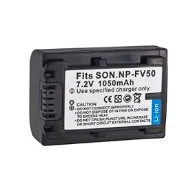 7.2V 1050mAh Digital Video Rechargeable Lithium Battery Pack for Sony NP-FV50 (Black) + Worldwide free shiping