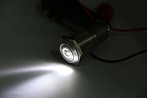 Algopix Similar Product 17 - Splash Resistant 16mm Power Push Button