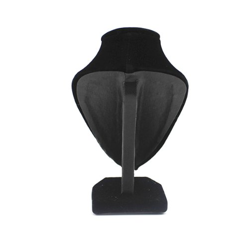 

HuntGold Velvet&Plastic Black Bracelet Small Stand Display Pedestal Chain Jewelry Holder
