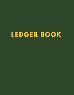 Ledger Book: Designed for Tracking of Income (Credits), Expenses (Debits),Totals (Balances) and Transactions for Personal, Home & Small Business.