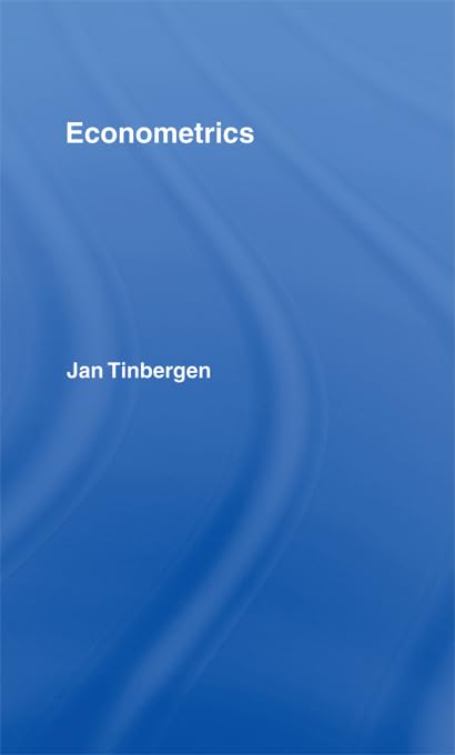 Econometrics by Jan Tinbergen