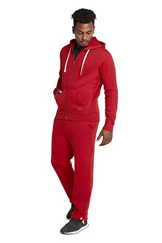 Algopix Similar Product 3 - 9 Crowns Mens MidWeight Fleece Modern
