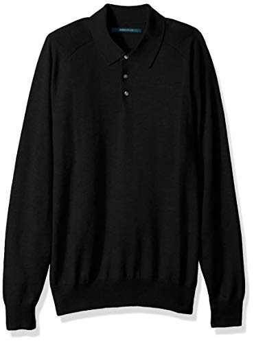 Algopix Similar Product 7 - Perry Ellis Men's Solid Polo Sweater