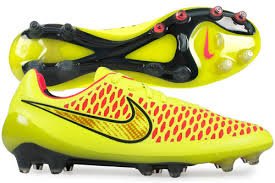 Nike Magista OPUS FG 649230-770 VOLT/BLACK/HYPER PUNCH/MTLC GOLD COIN