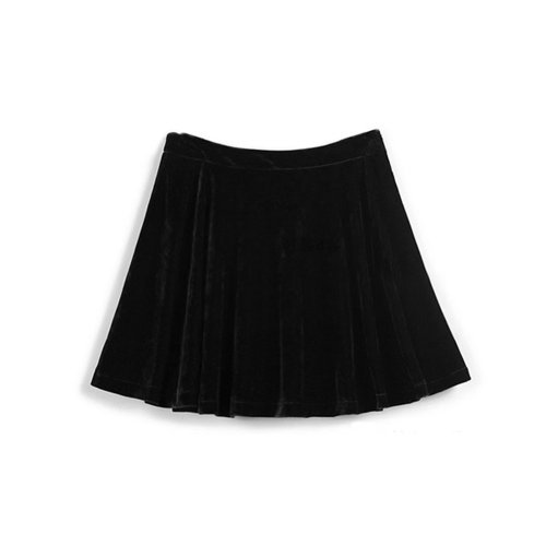 Zacoo Women's Retro Mini Pleated Skirt