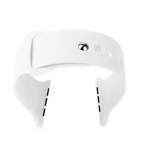 

Apple Watch Band,38mm Genuine TPU Leather Strap Wrist Band Replacement W/ Metal Clasp for Apple Watch Sport Edition 38mm