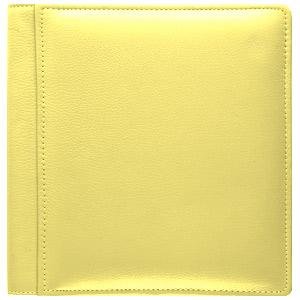 

RODEO YELLOW #102 pebble grain leather 2-up album by Raika - 4x6