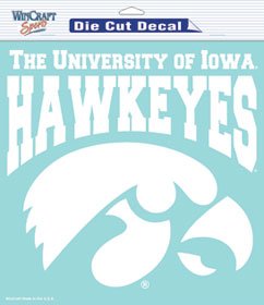NCAA White Die Cut Decal